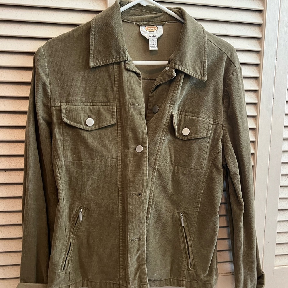 Talbots Olive Utility Jacket